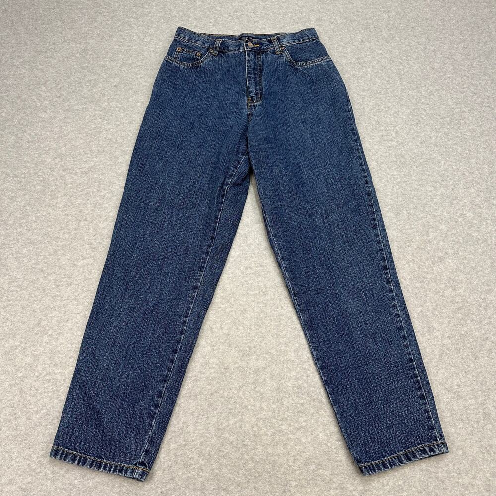 Bill Blass Jeans Blue High Rise WMNS 6P Straight Leg Y2K 90s Mom Denim